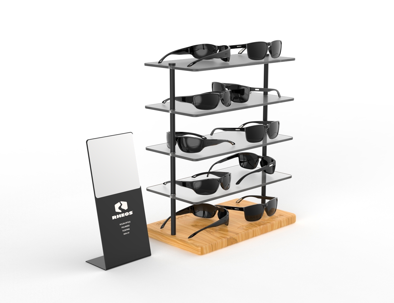 10 units — Countertop display + mirror