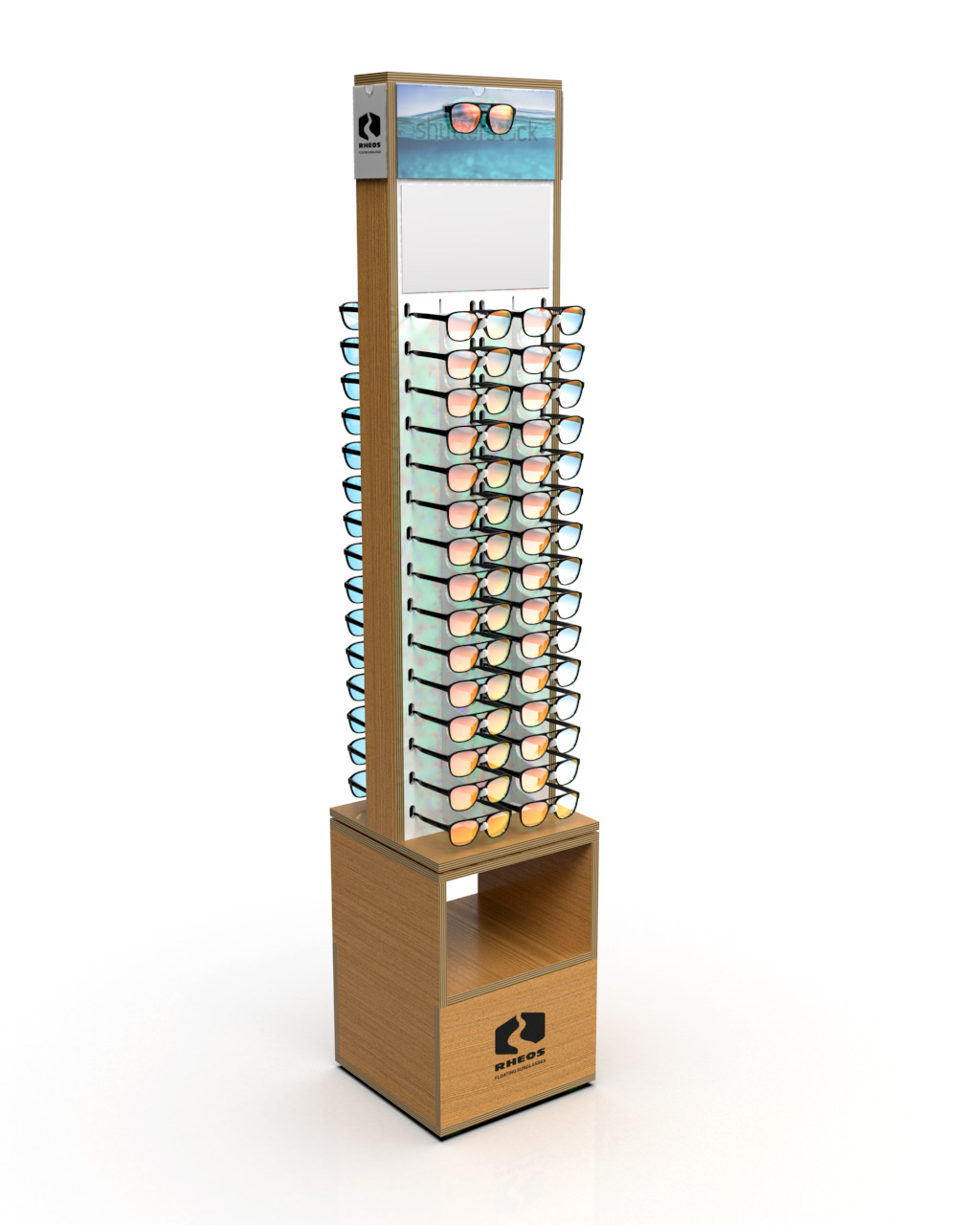 60 units — Floor display